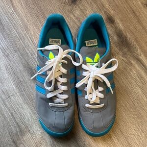 adidas Gray and Blue Women's Sneakers